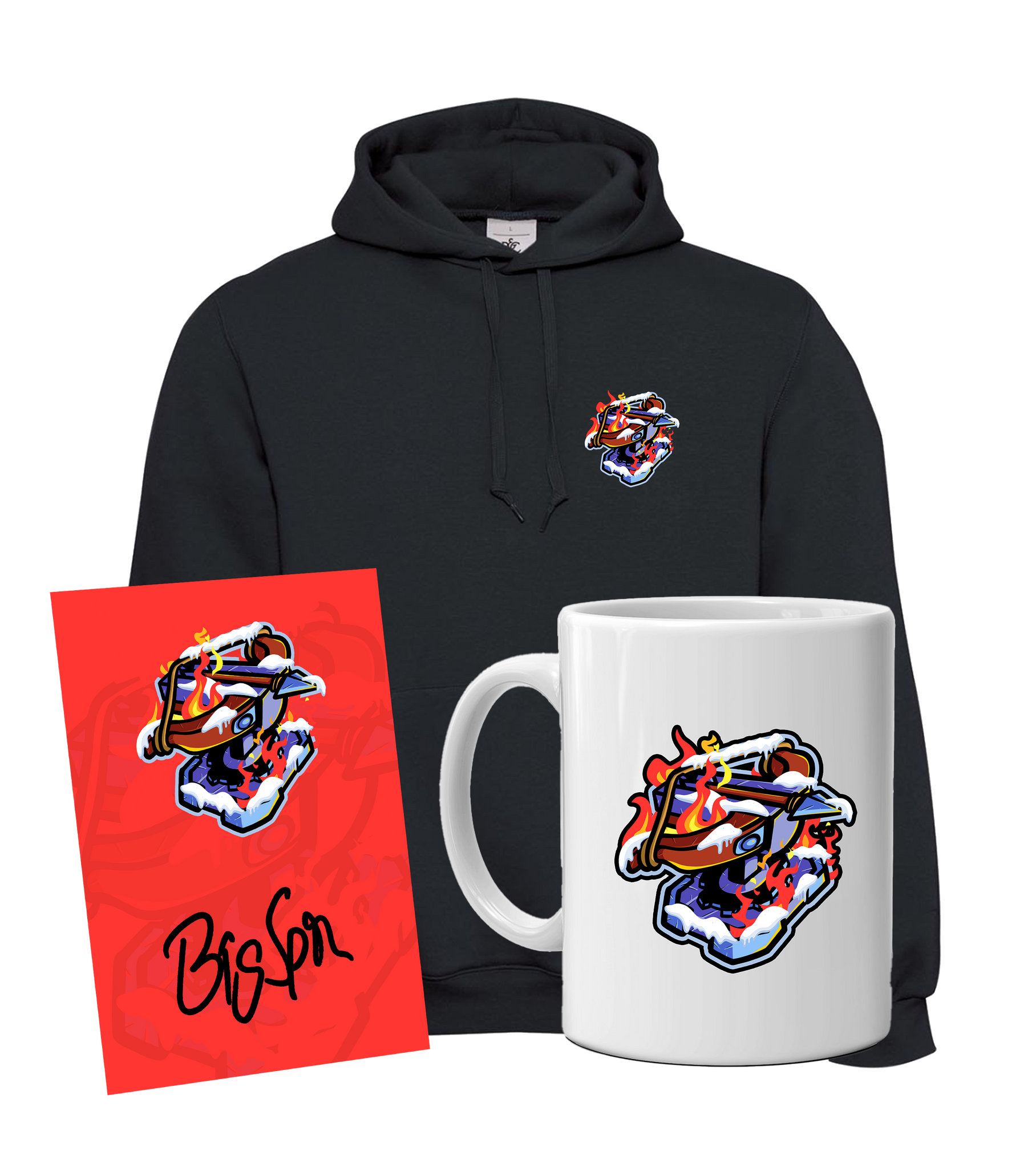 BigSpin - Bundle - Pullover + Tasse + Autogrammkarte