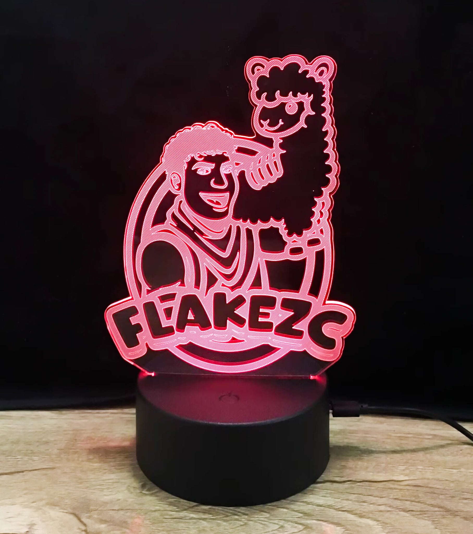 Flakezc 3D LED Lampe