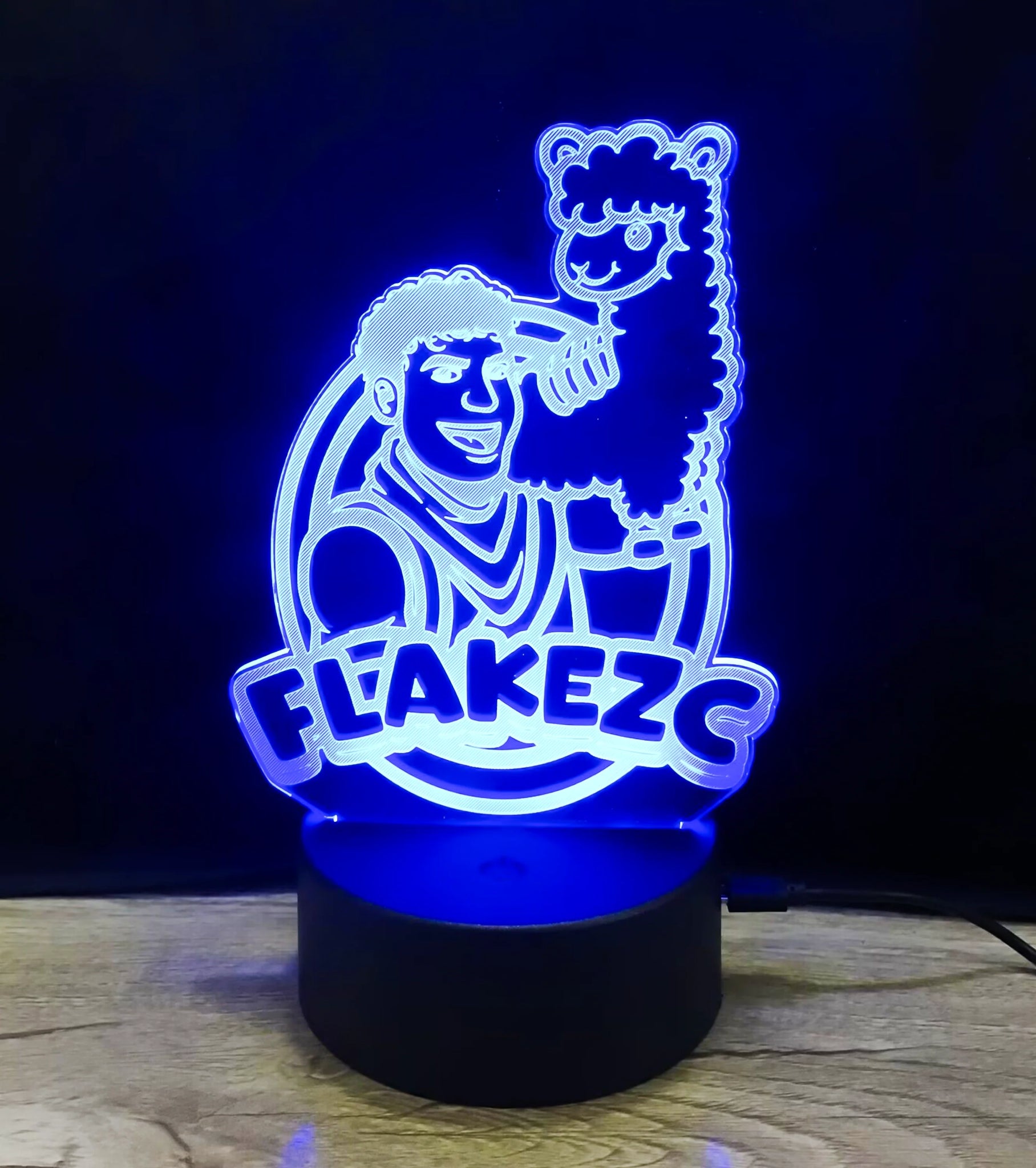 Flakezc 3D LED Lampe